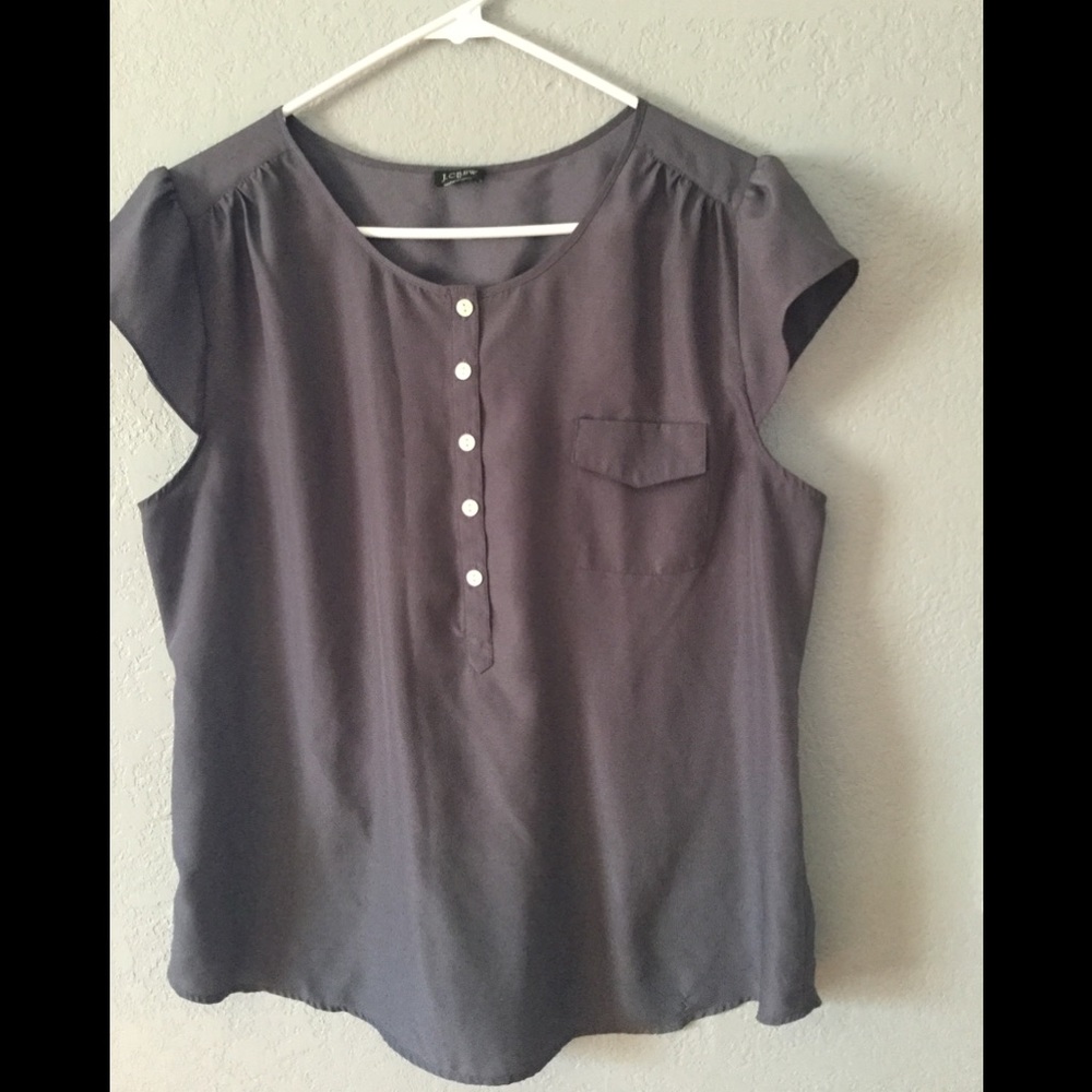 J. Crew gray top